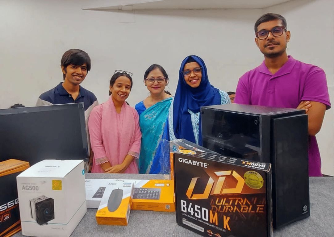 Computer hand-over for Youth Empowerment Project